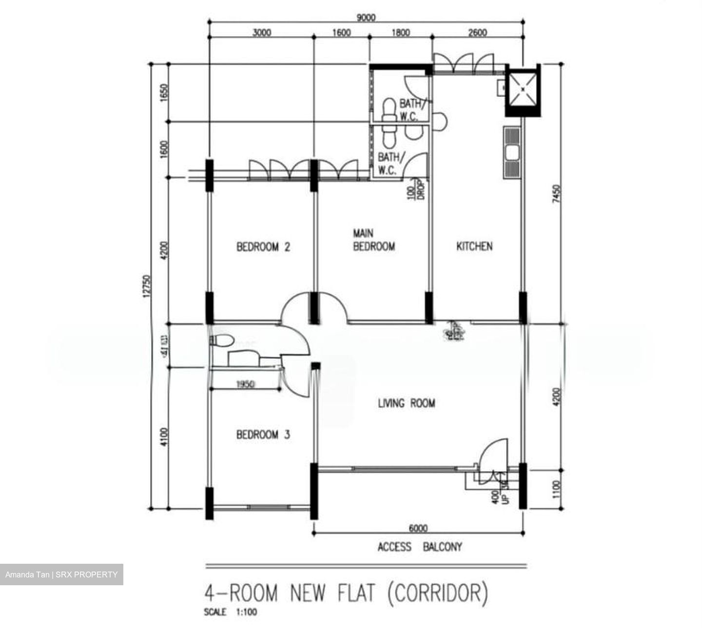 Blk 220 Serangoon Avenue 4 (Serangoon), HDB 4 Rooms #534308011